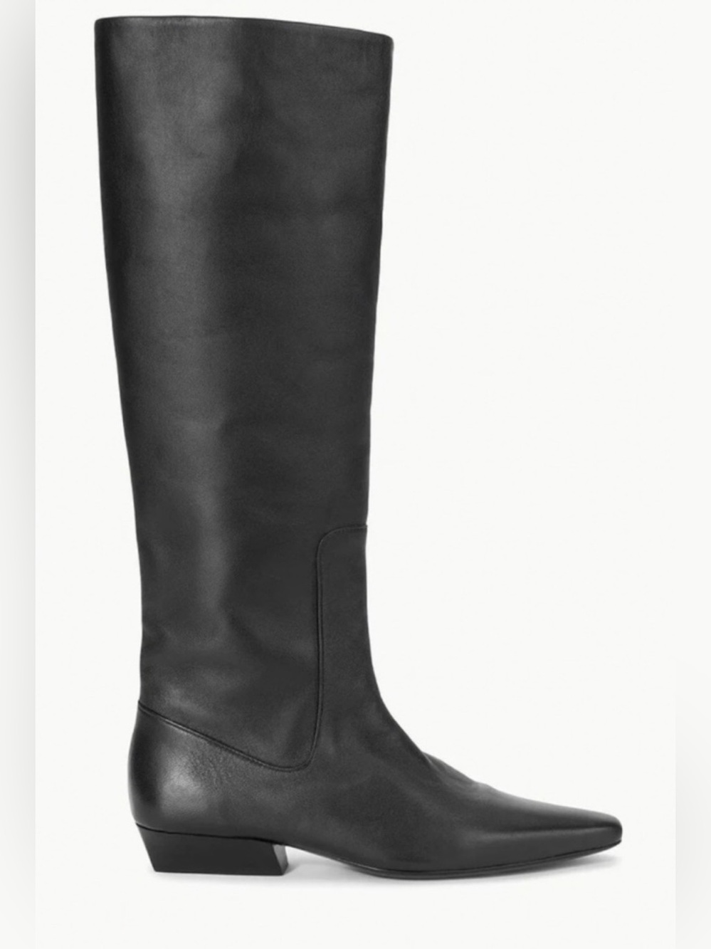 Staud Wally Leather Flat Boots Women's